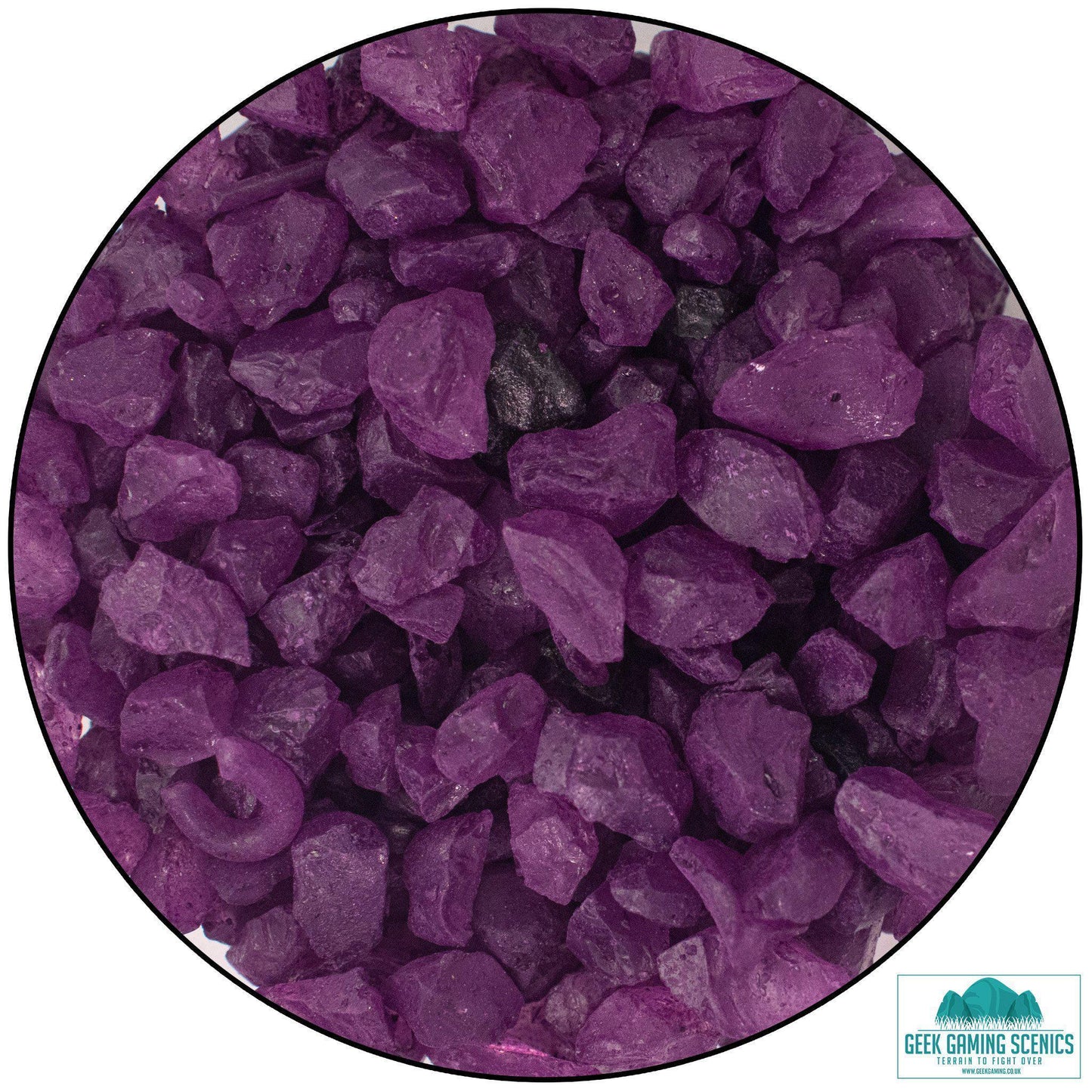 Glass Shards 4-10mm - Aubergine
