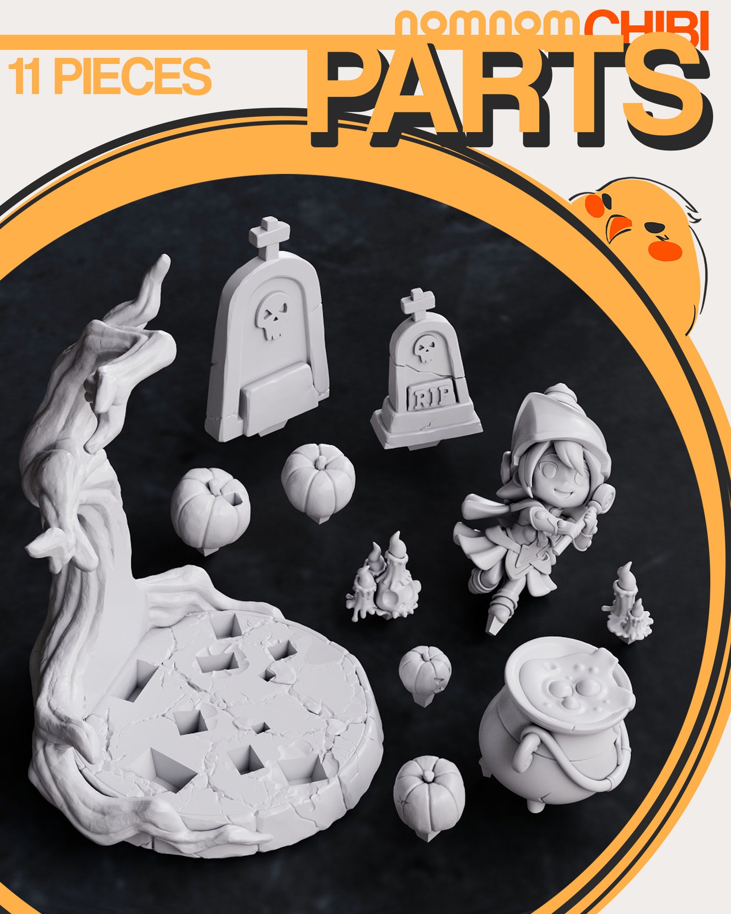 Halloween Dark Magician Girl - Yu-Gi-Oh (Chibi)