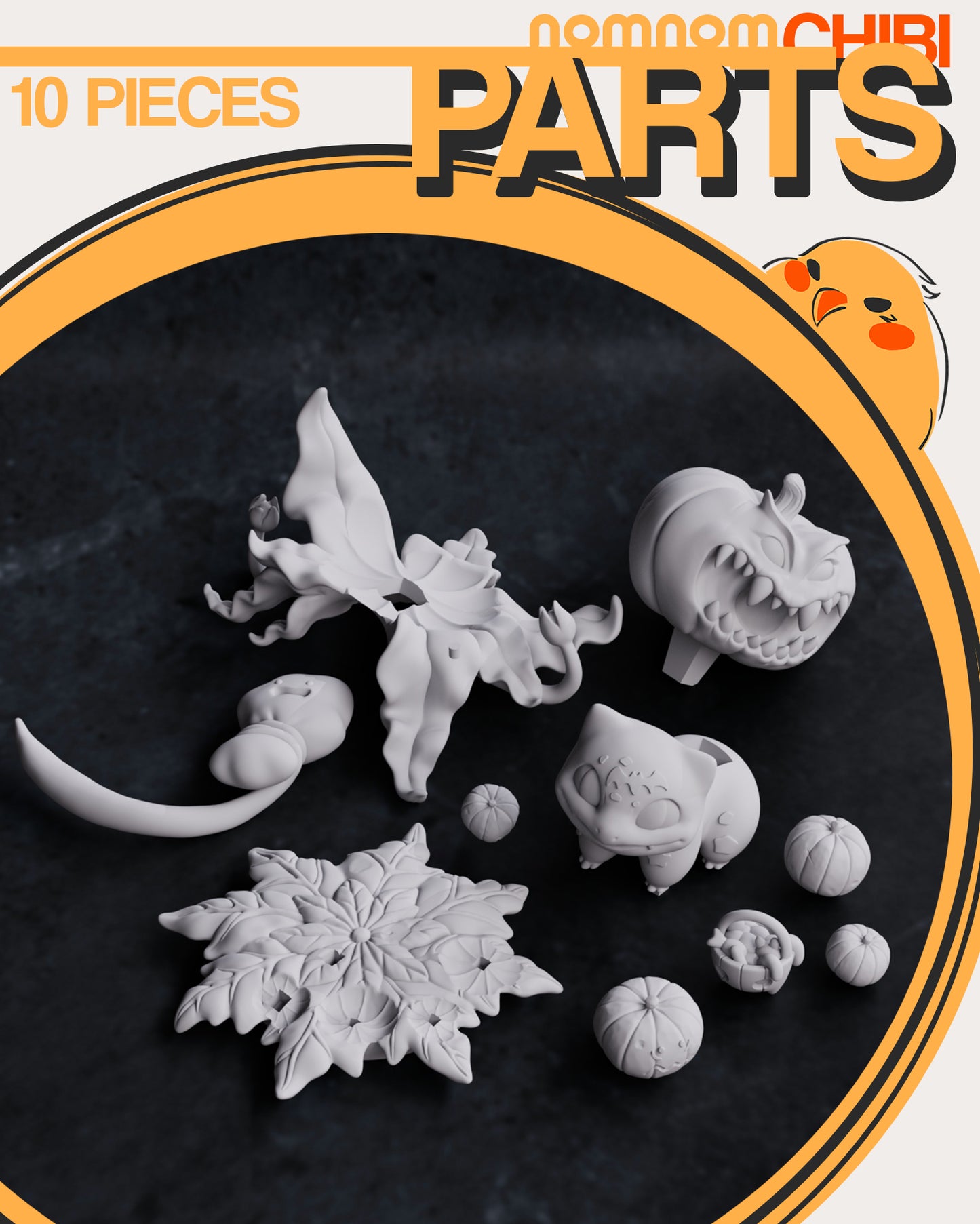 Halloween Bulbasaur - Pokemon (Chibi)