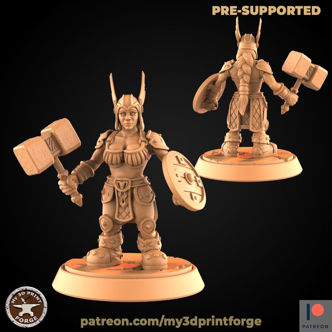 Female Dwarf Warrior