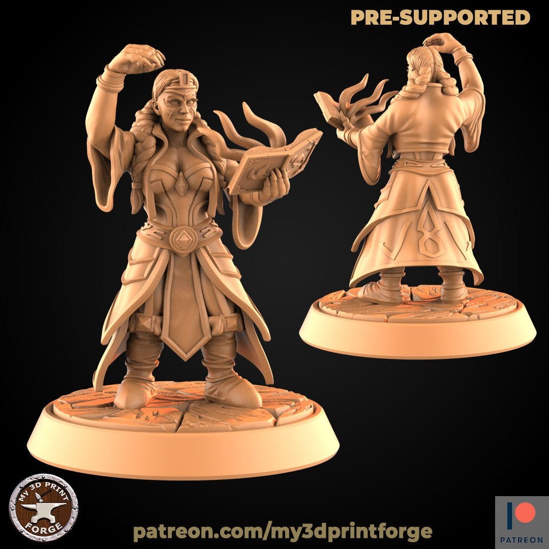 Dwarf Shadow Priestess V2