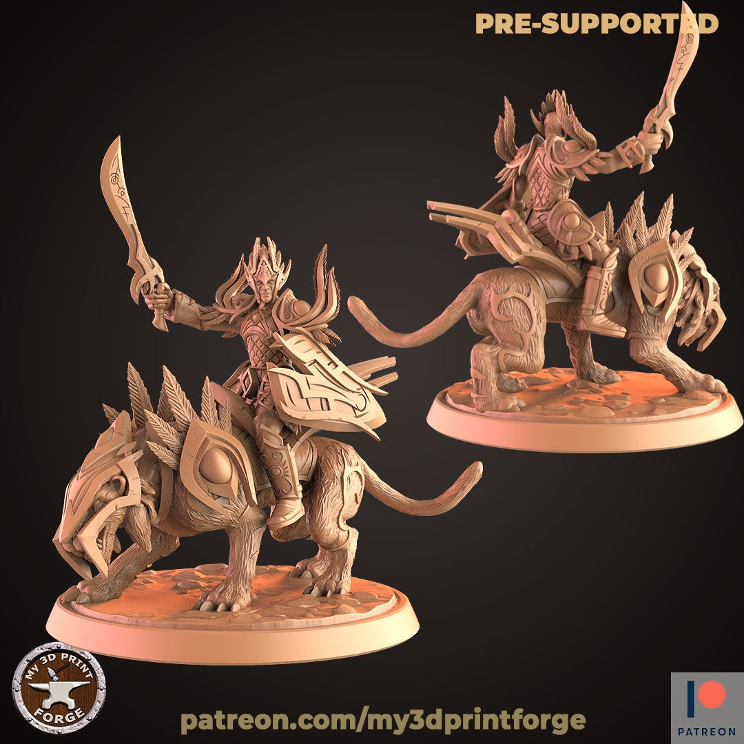 Nightborne Warrior Rider