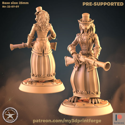 Formal Female Werewolf V1