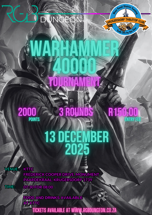 December 2025 40K Tournament