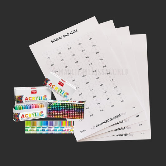 GUANGNA HIGH GLOSS PEN SWATCHES
