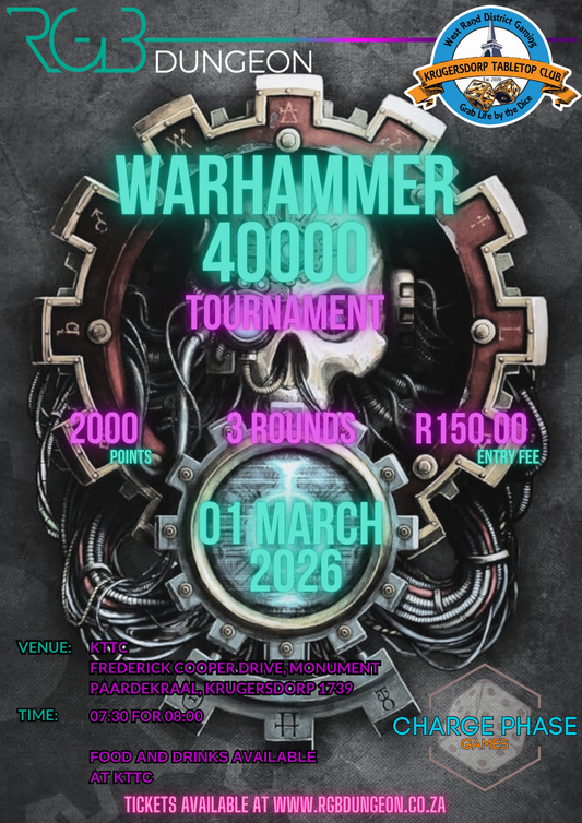 MARCH 2026 40K TOURNAMENT