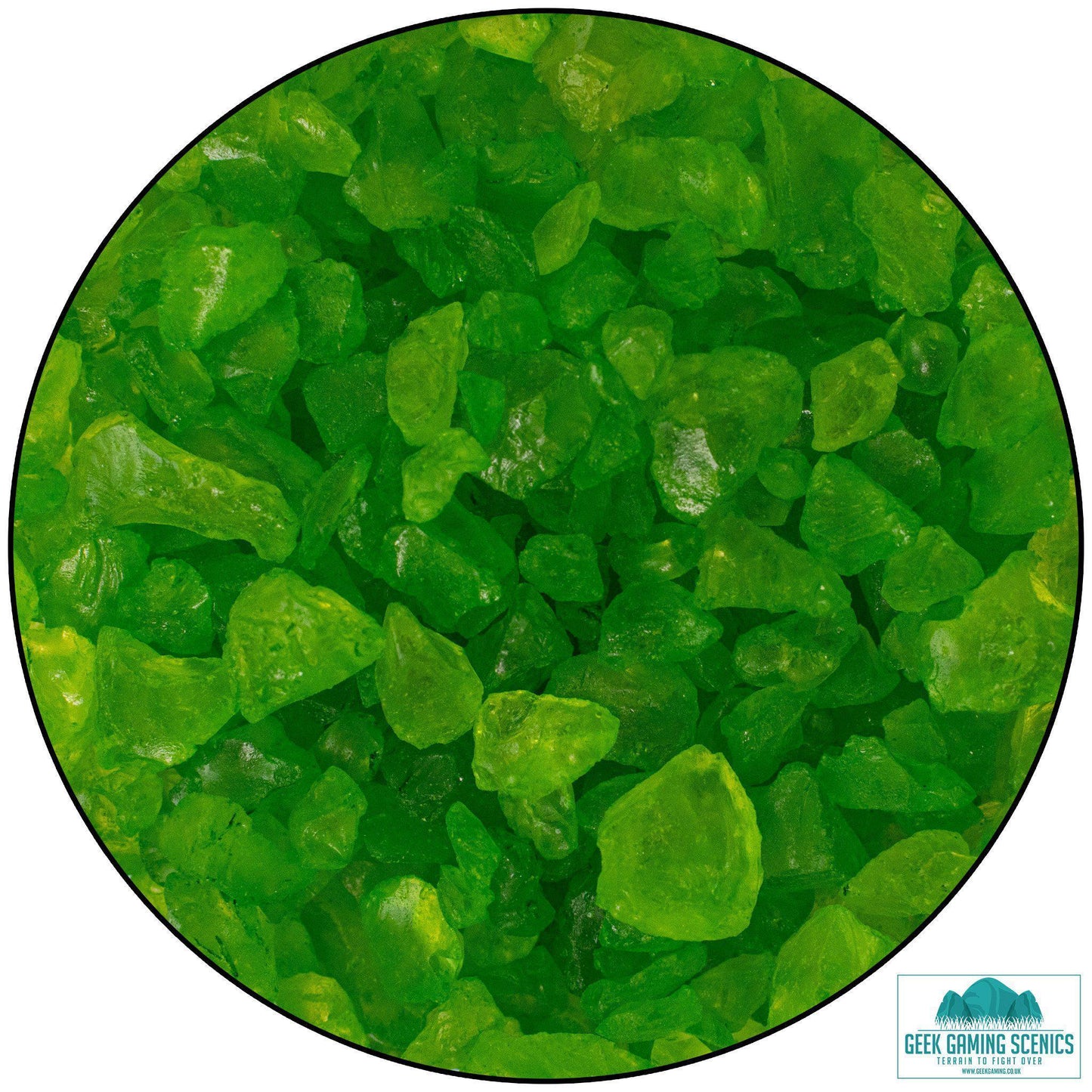 Glass Shards 4-10mm - Green