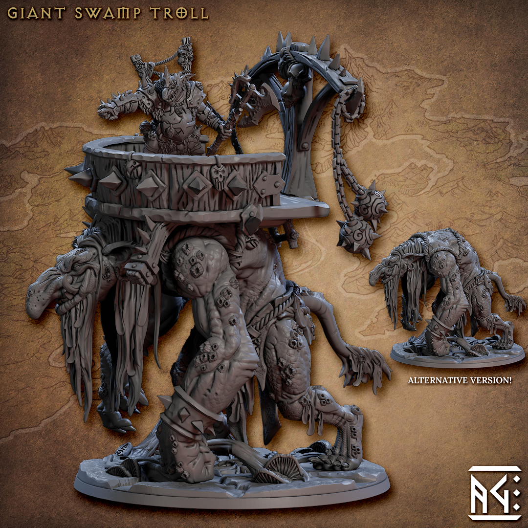 Giant Swamp Troll V2