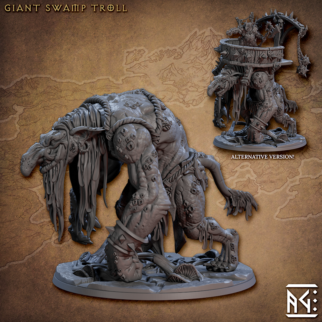 Giant Swamp Troll V1