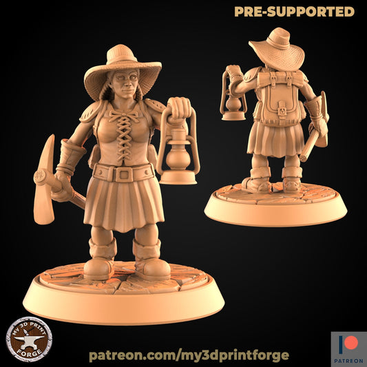 Female Dwarf Archeologist V1
