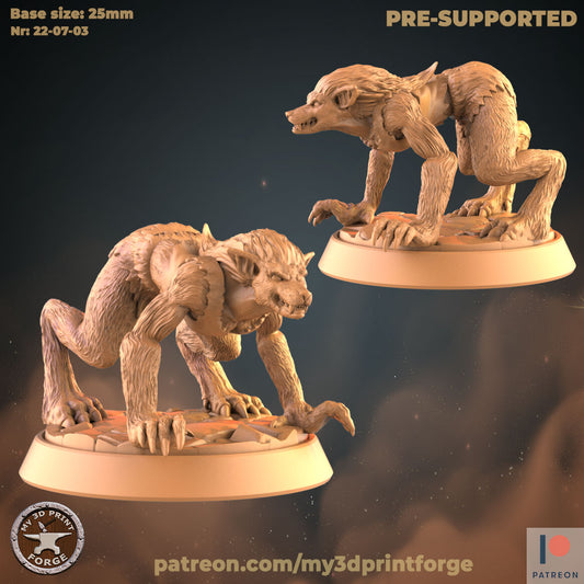 Feral Female Werewolf V3