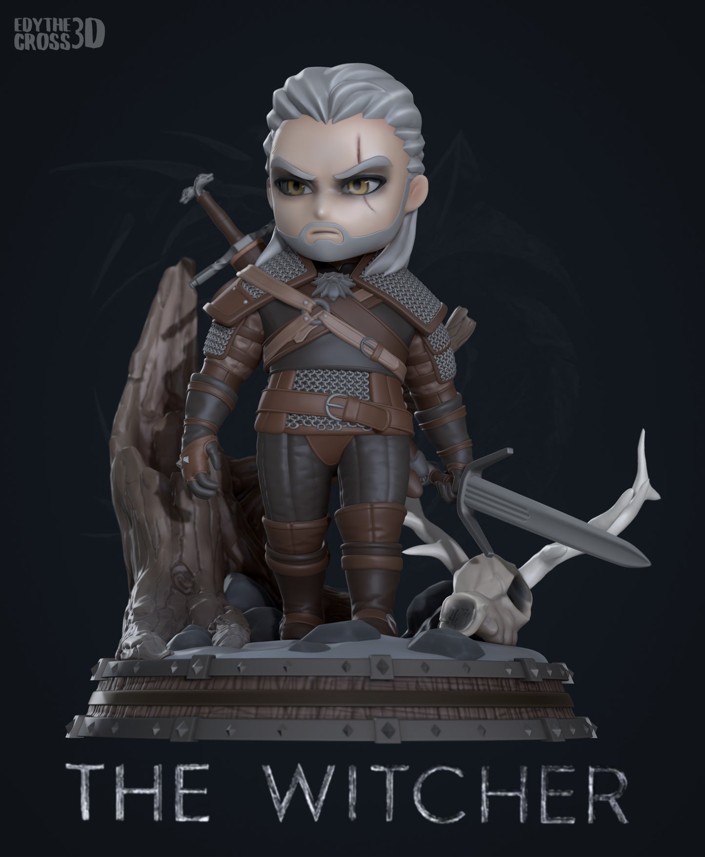 Geralt - The Witcher (Chibi)