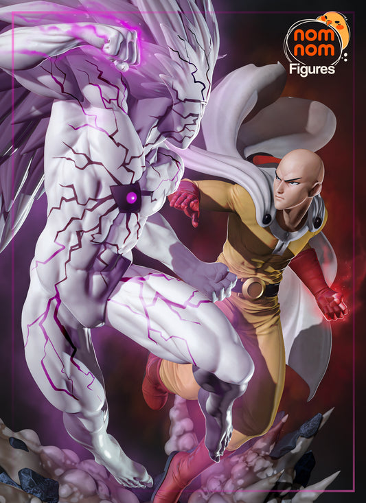 Saitama vs. Boros - One Punch Man (75mm)