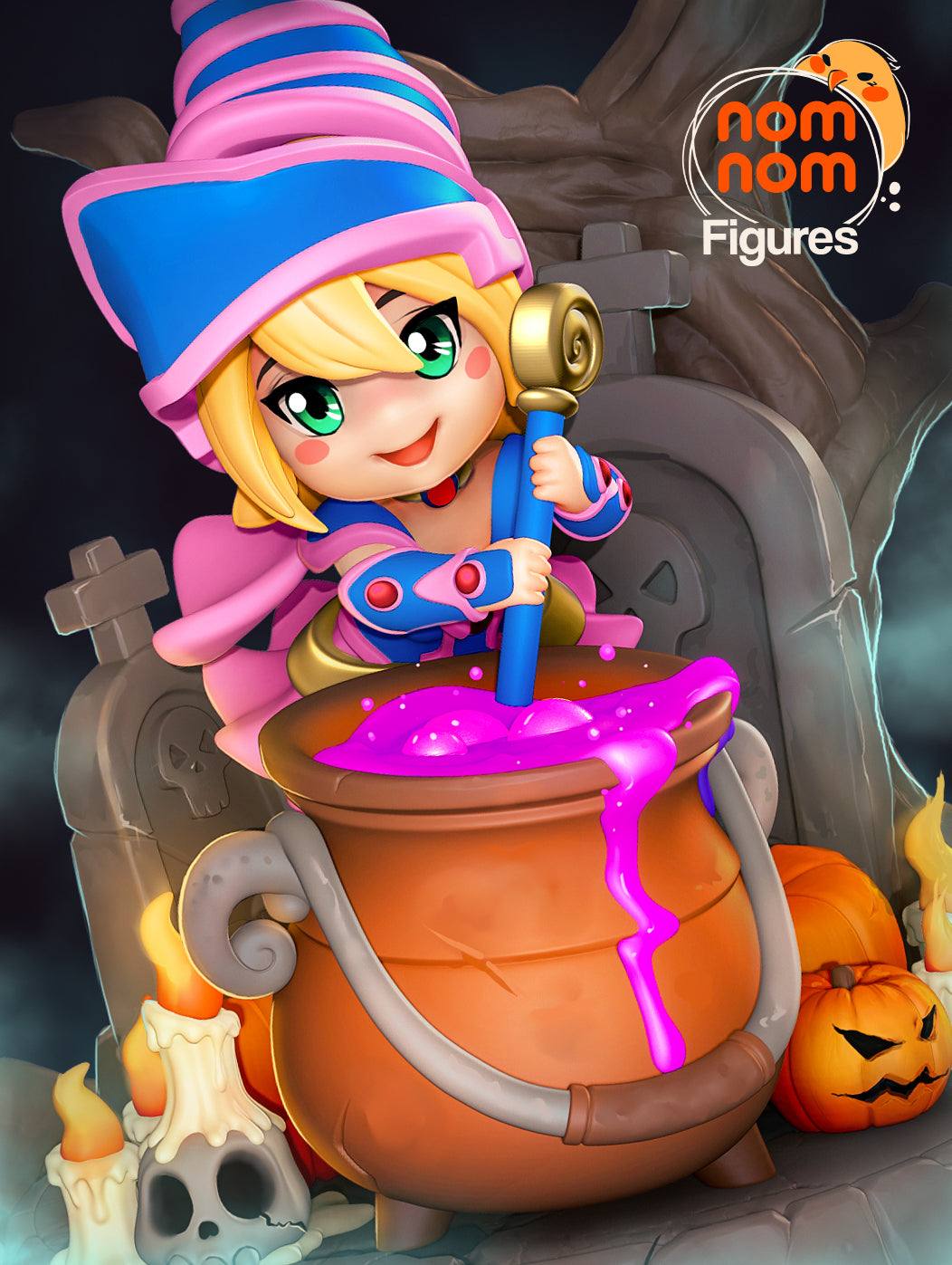 Halloween Dark Magician Girl - Yu-Gi-Oh (Chibi)