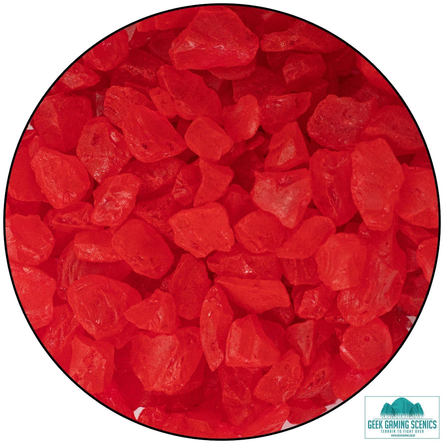 Glass Shards 4-10mm - Red